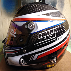 custom painted stilo racing helmet