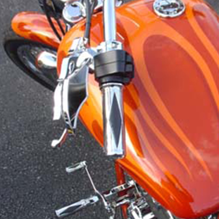 custom painted motorcycle with pearl flames