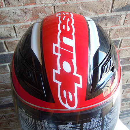 alpine stars racing helmet