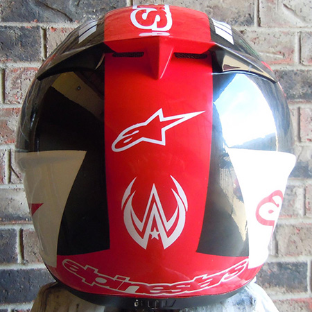 alpine stars racing helmet