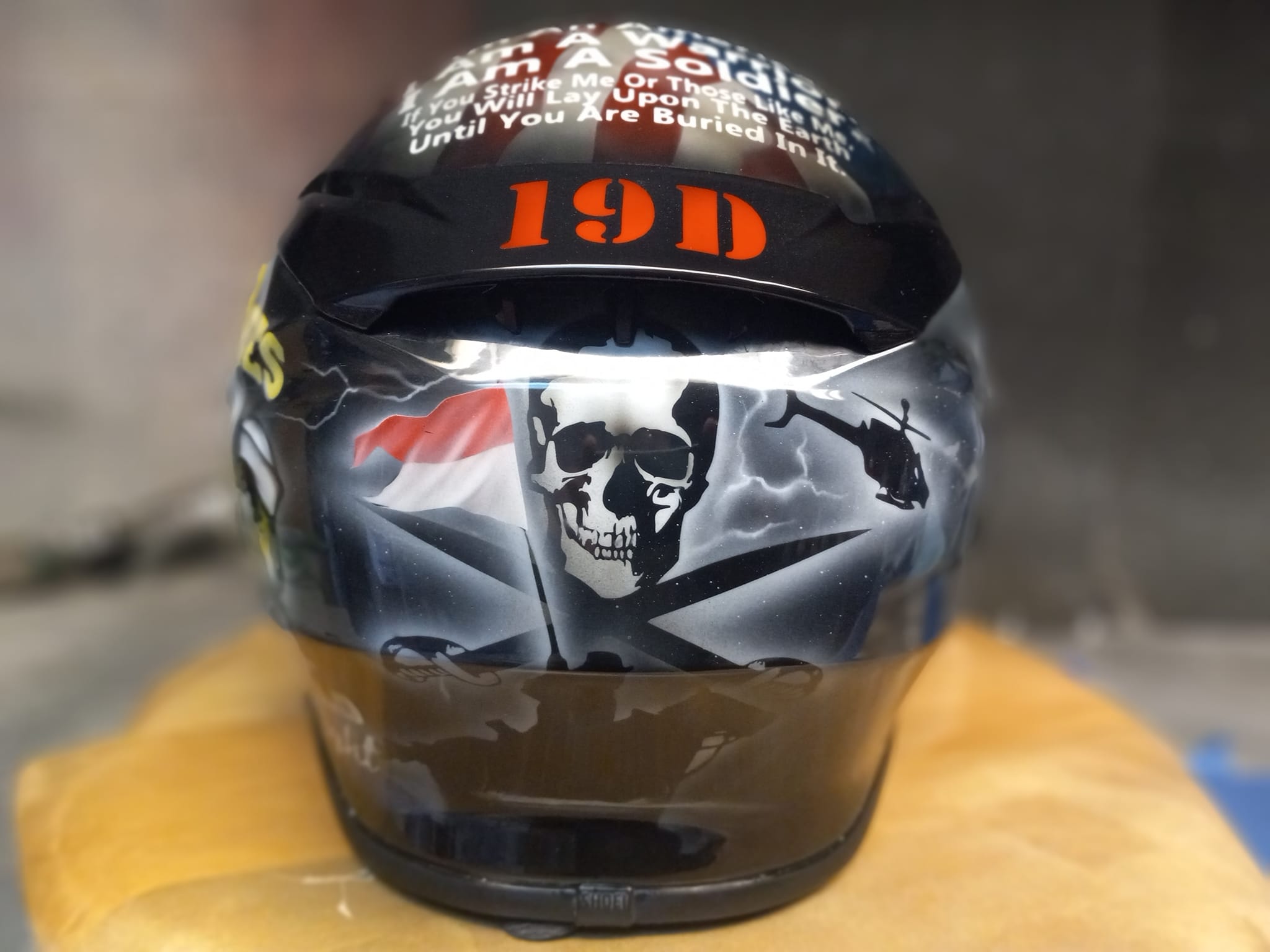 custom [oanted helmet]